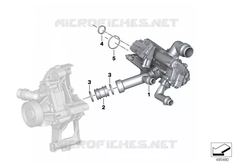 Refroid.moteur-gestion de la températ. BMW BMW Série 7 2018 740Li A 740Li