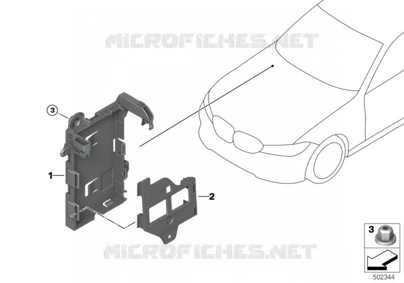Support Body Domain Controller BDC BMW BMW Série 3 2018 M340i N M340i