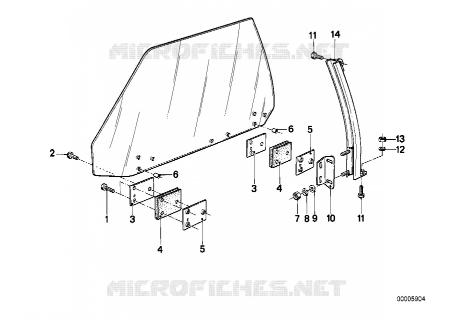 Support rail pour levier BMW BMW Série 6 1981 635CSi M 635CSi