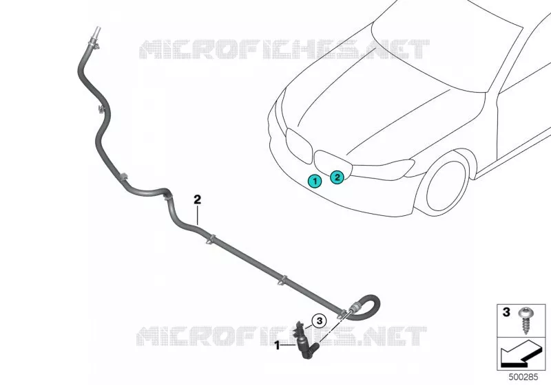 Système lave-phare caméra Night Vision BMW BMW Série 7 2018 740LdX A 740LdX