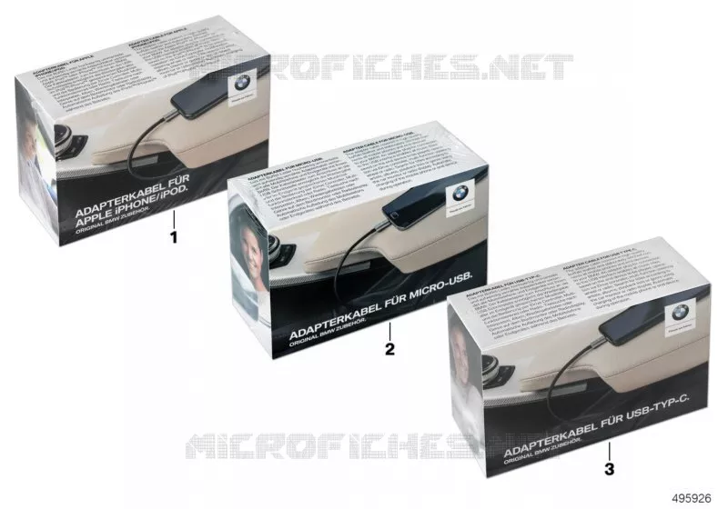 USB câble adaptateur BMW BMW Série 7 2018 740Li A 740Li